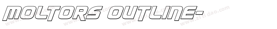 Moltors Outline字体转换